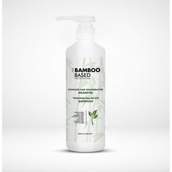 Bamboo Based - Vegan Serisi Yıpranmış Saçlar için Şampuan 500ml